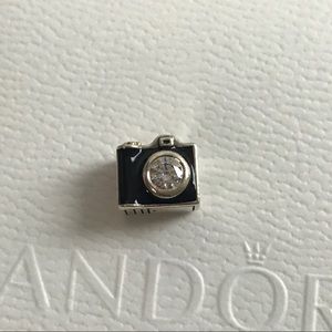 Pandora sentimental snapshot charm clear CZ